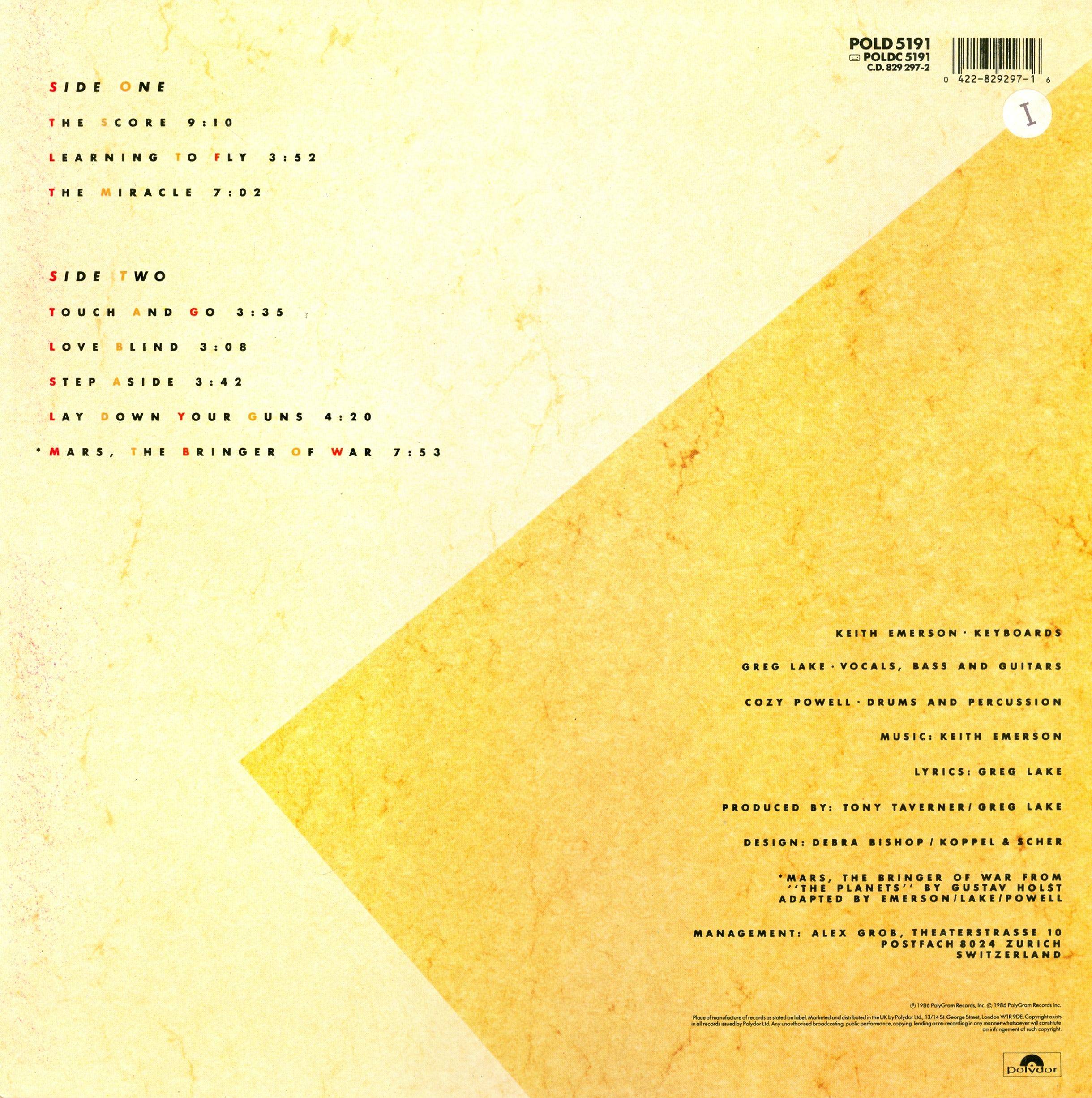 Emerson, Lake and Palmer Emerson, Lake and Powell [lp ak uk]